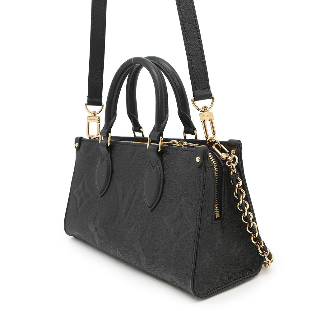 Louis Vuitton Onthego EW NoirM23640 Monogram Empreinte Leather Handbag