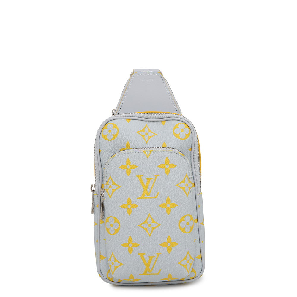 Louis Vuitton Avenue Sling YellowM15078 ・Glow Monogram Gray Crossbody Bag
