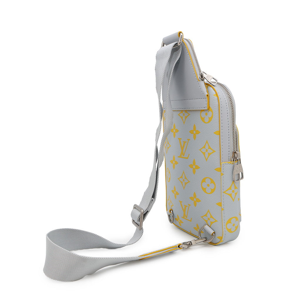 Louis Vuitton Avenue Sling YellowM15078 ・Glow Monogram Gray Crossbody Bag