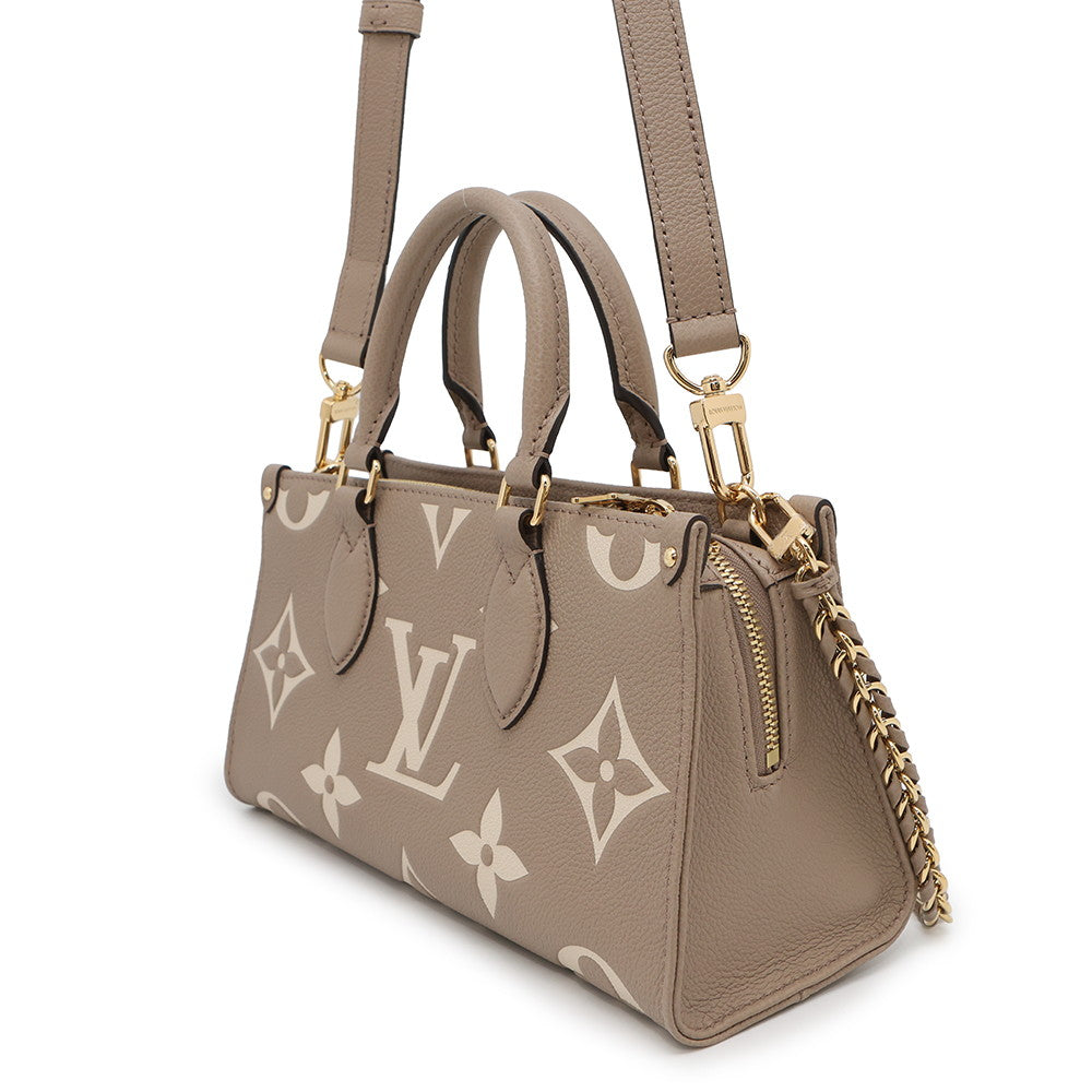 Louis Vuitton OnthegoEW Tourterelle ClaimM23641 Monogram Empreinte Leather Handbag