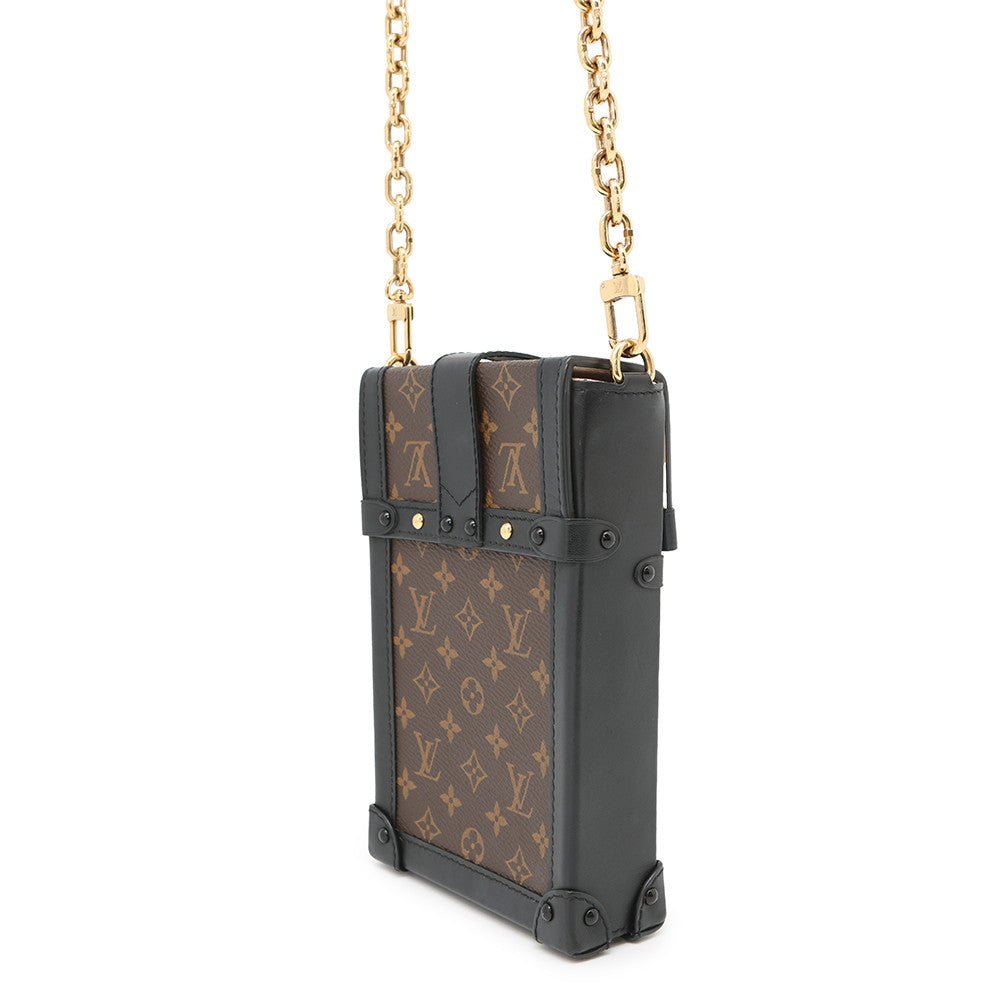 Louis Vuitton Pochette・Trunk Vertical NoirM63913 Monogram Clutch Bag