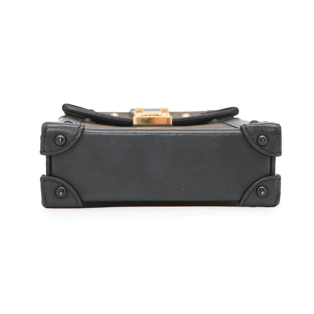 Louis Vuitton Pochette・Trunk Vertical NoirM63913 Monogram Clutch Bag
