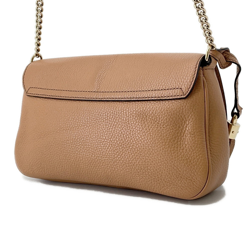 Gucci Soho ChainShoulder Beige536224 Leather Shoulder Bag