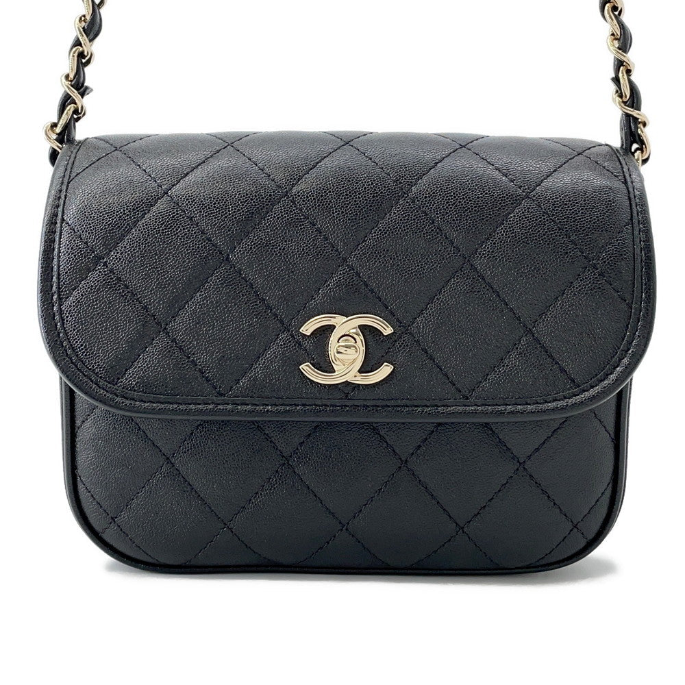 Chanel Matelasse messenger BlackAS2447 Caviar Small Leather Messenger Bag