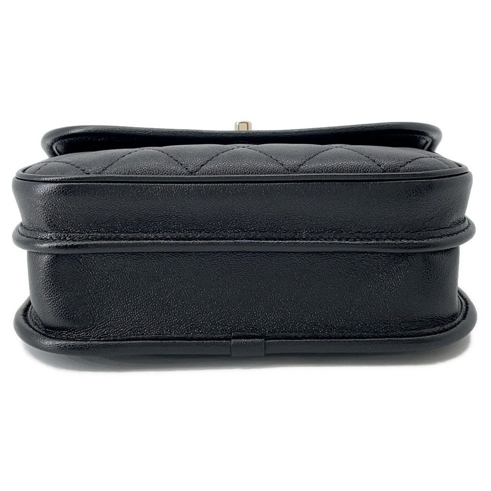 Chanel Matelasse messenger BlackAS2447 Caviar Small Leather Messenger Bag