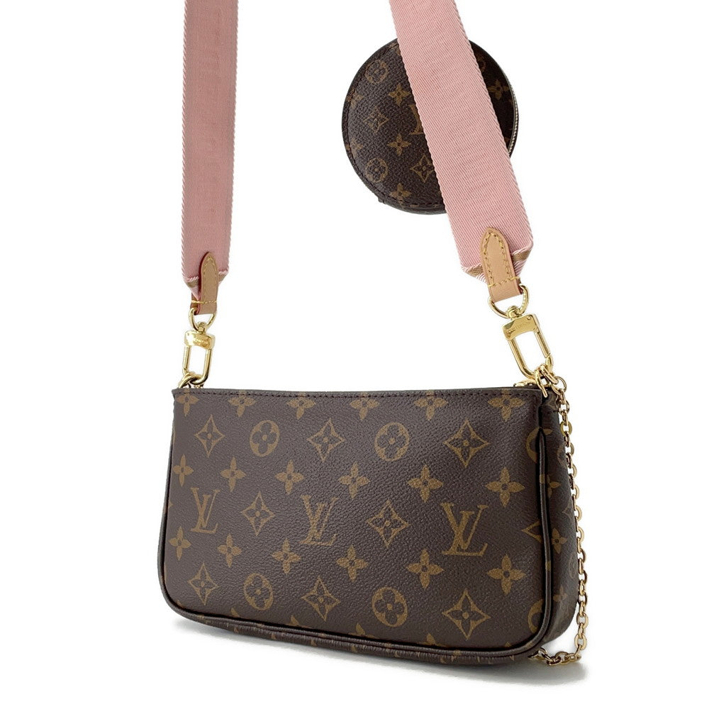 Louis Vuitton Multi Pochette Accessoires Rose claireM44840 Monogram Clutch Bag