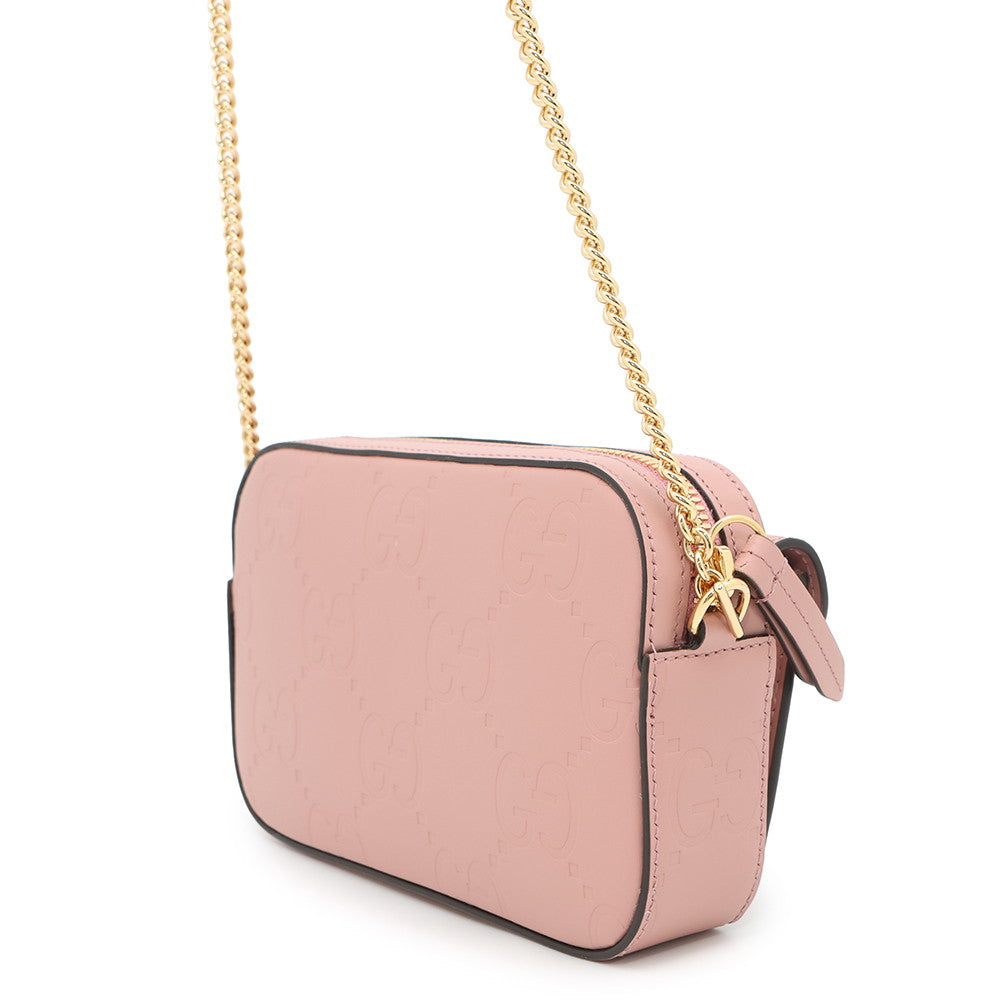 Gucci GG Super ChainShoulder Leather Mini Shoulder Bag