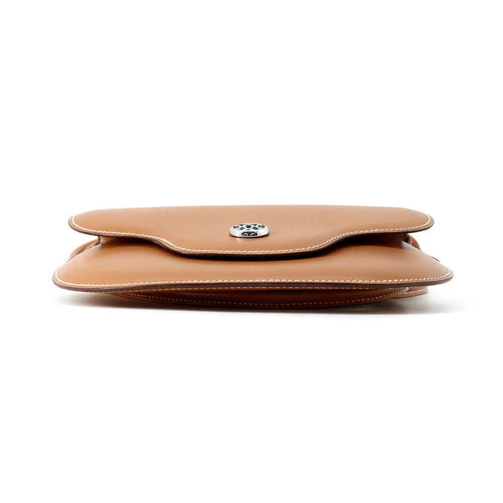 Shoulderpouch Box Calf Handbag Leather Gold Shoulder Bag