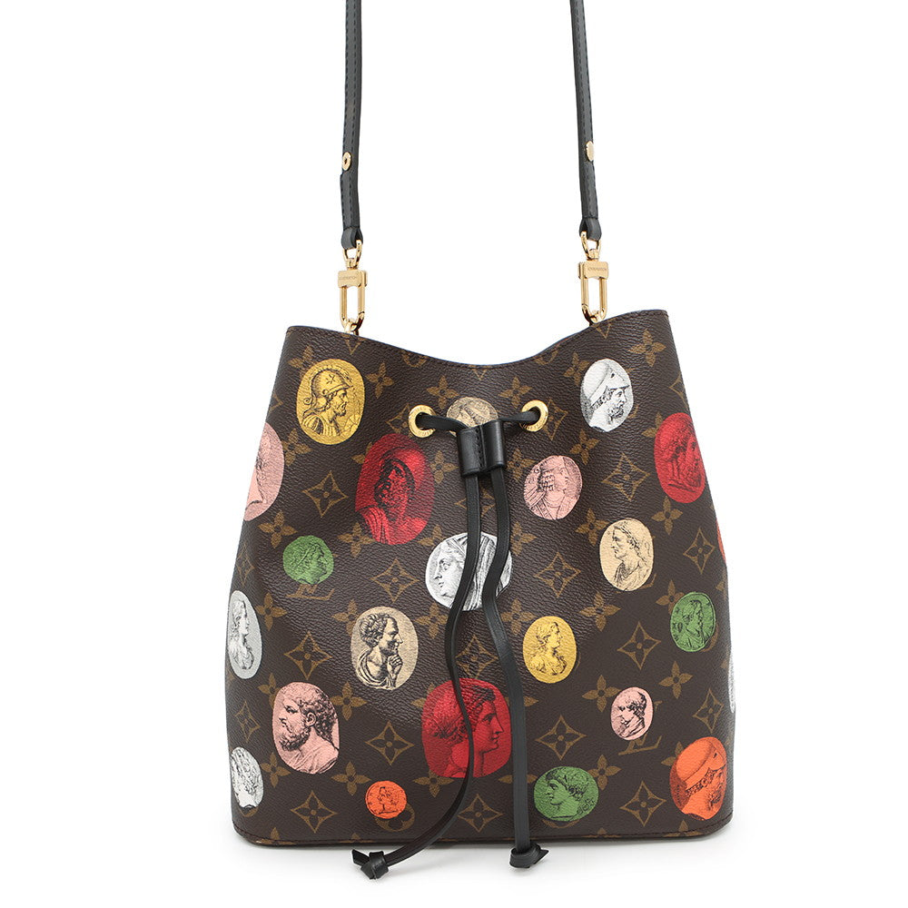 Louis Vuitton Neonoe Cameo Collection MulticolorM45956 cameo Monogram Red Handbag