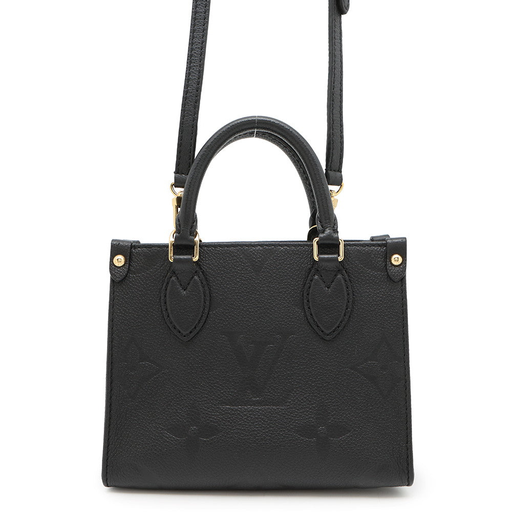 Louis Vuitton Onthego NoirM46993 Monogram Empreinte Leather Handbag 2