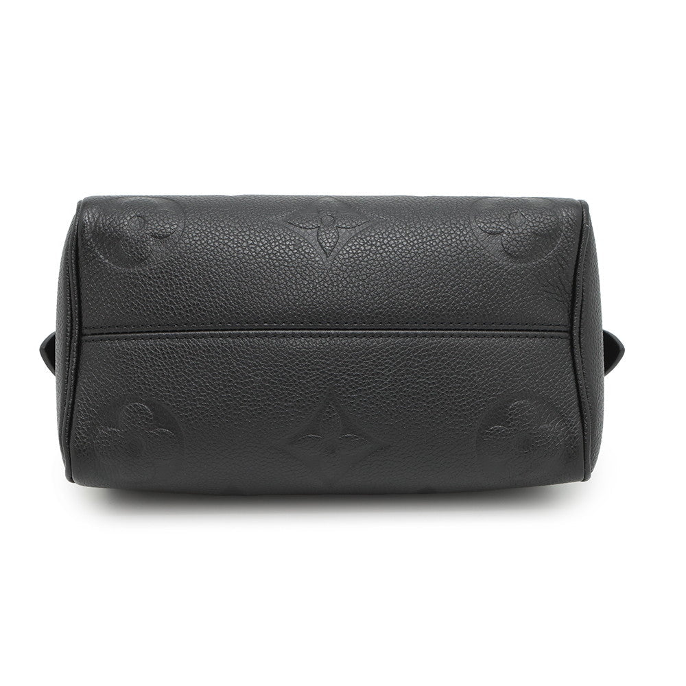 Louis Vuitton Speedy Bandouliere NoirM58953 Monogram Leather Empreinte Handbag