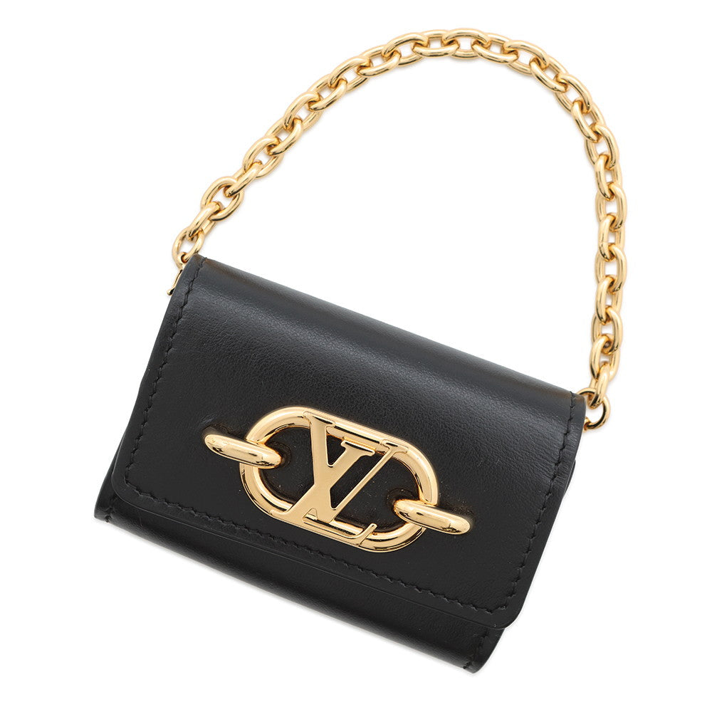 Louis Vuitton Bijoux Sac Earphone Holder Link Leather Handbag