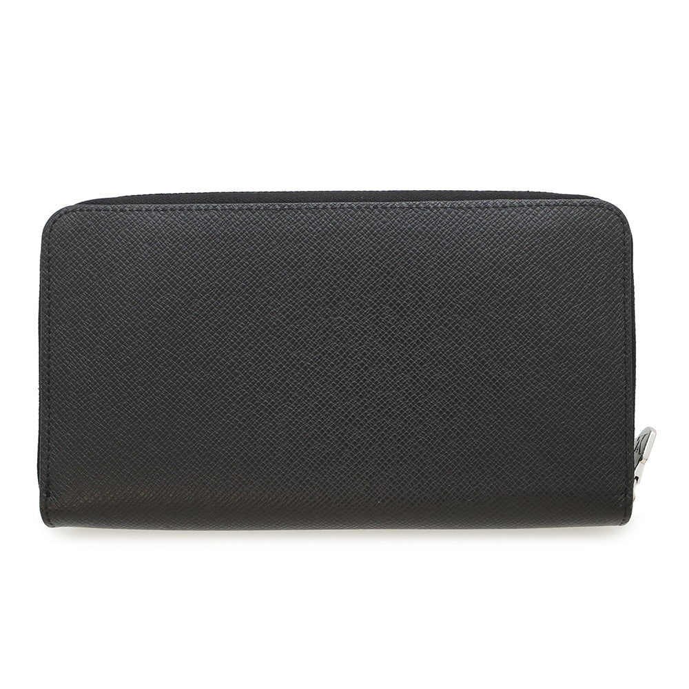 Louis Vuitton Zippy Organizer NM BlackM30056 Taiga Leather Handbag