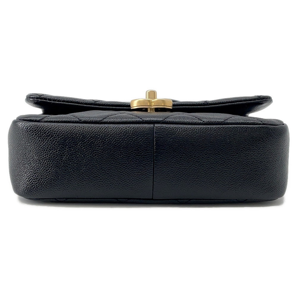 Chanel Matelasse Melody BlackAS3103 Caviar Leather Shoulder Bag
