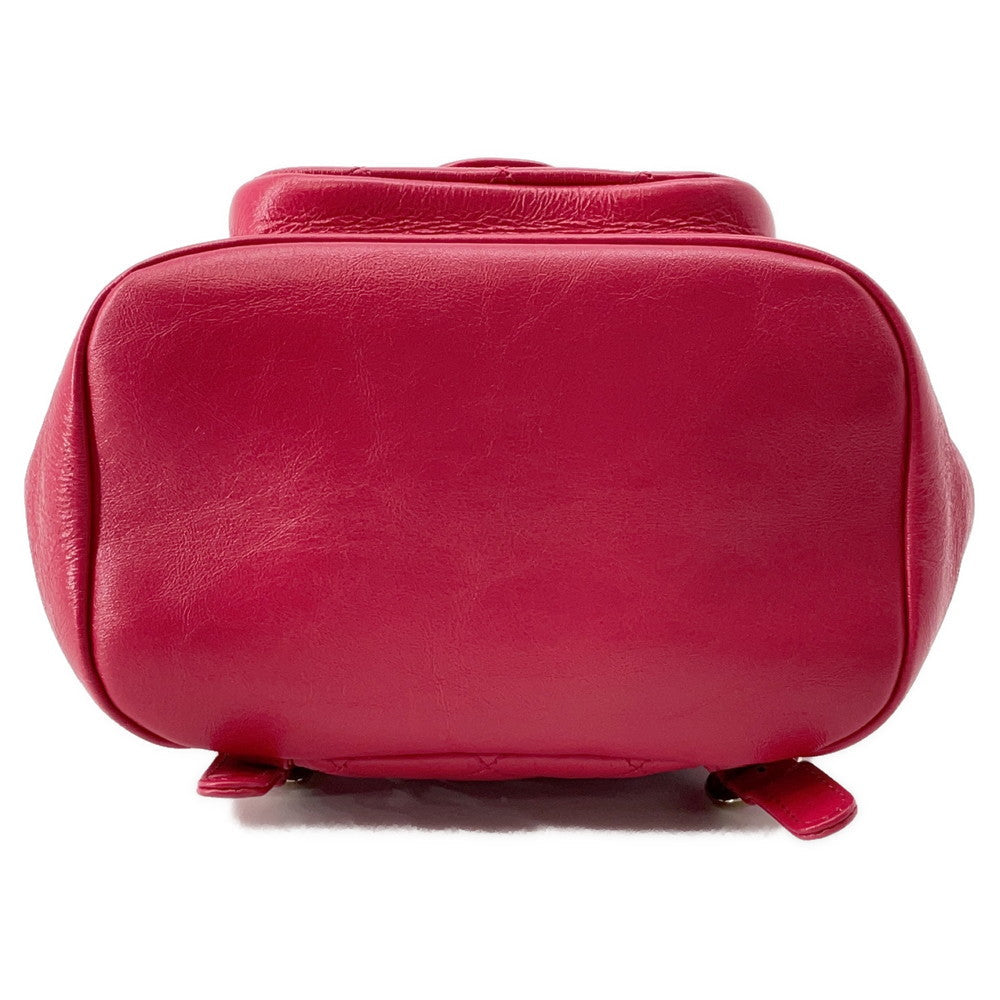 Chanel Dumas Backpack MagentaAS2908 Leather