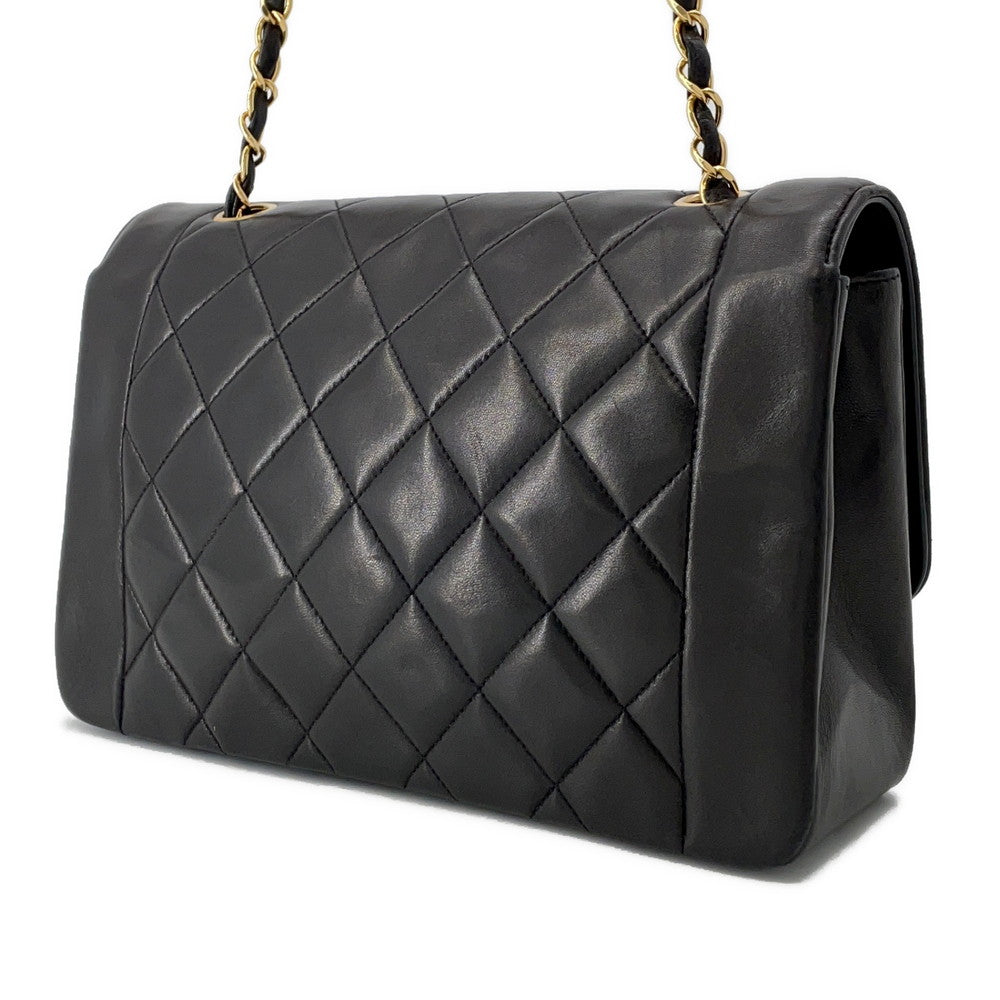 Chanel Diana ChainShoulder BlackA01165 Lambskin Shoulder Bag
