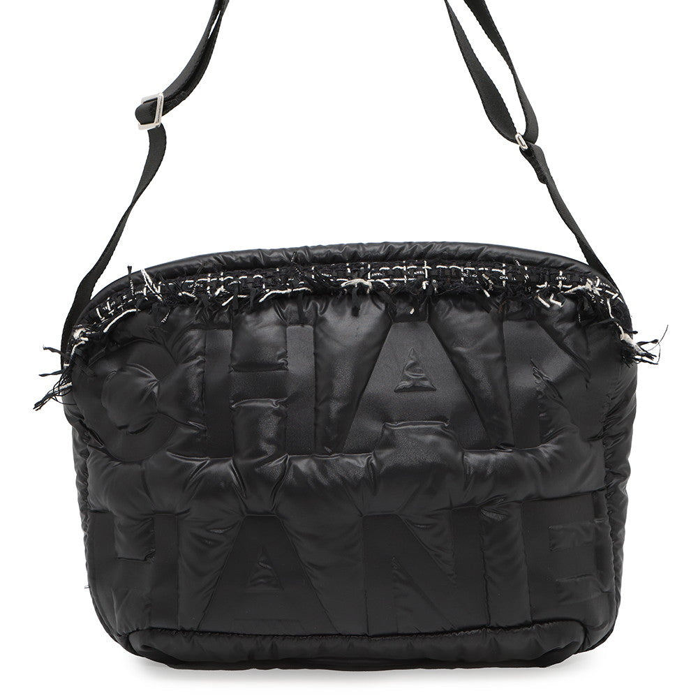 Chanel Coco Neige BlackA57587 Nylon Shoulder Bag