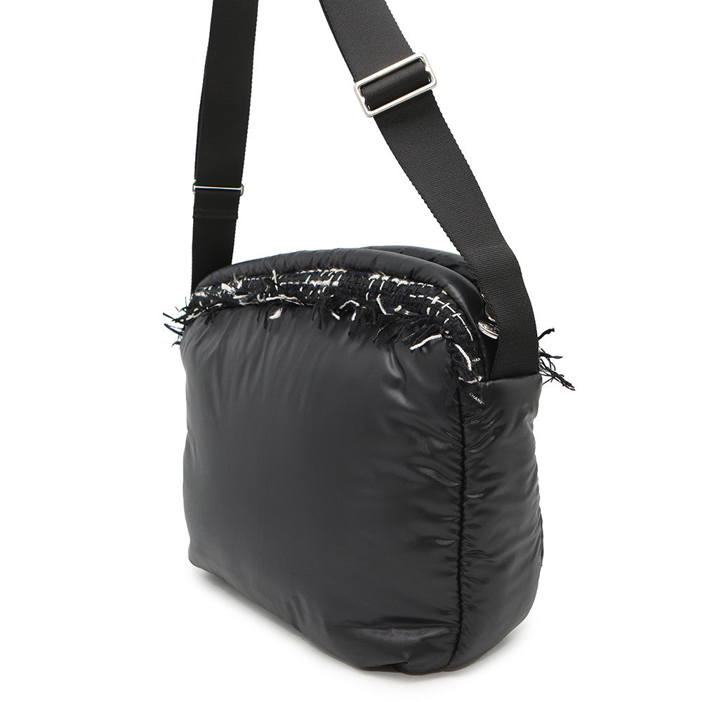 Chanel Coco Neige BlackA57587 Nylon Shoulder Bag