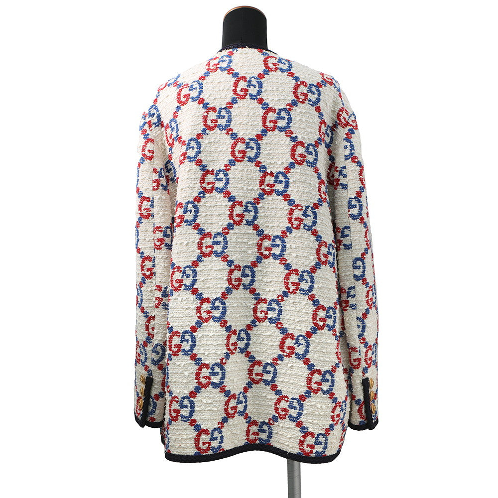 Gucci GG No Collar Jacket Size Apparel