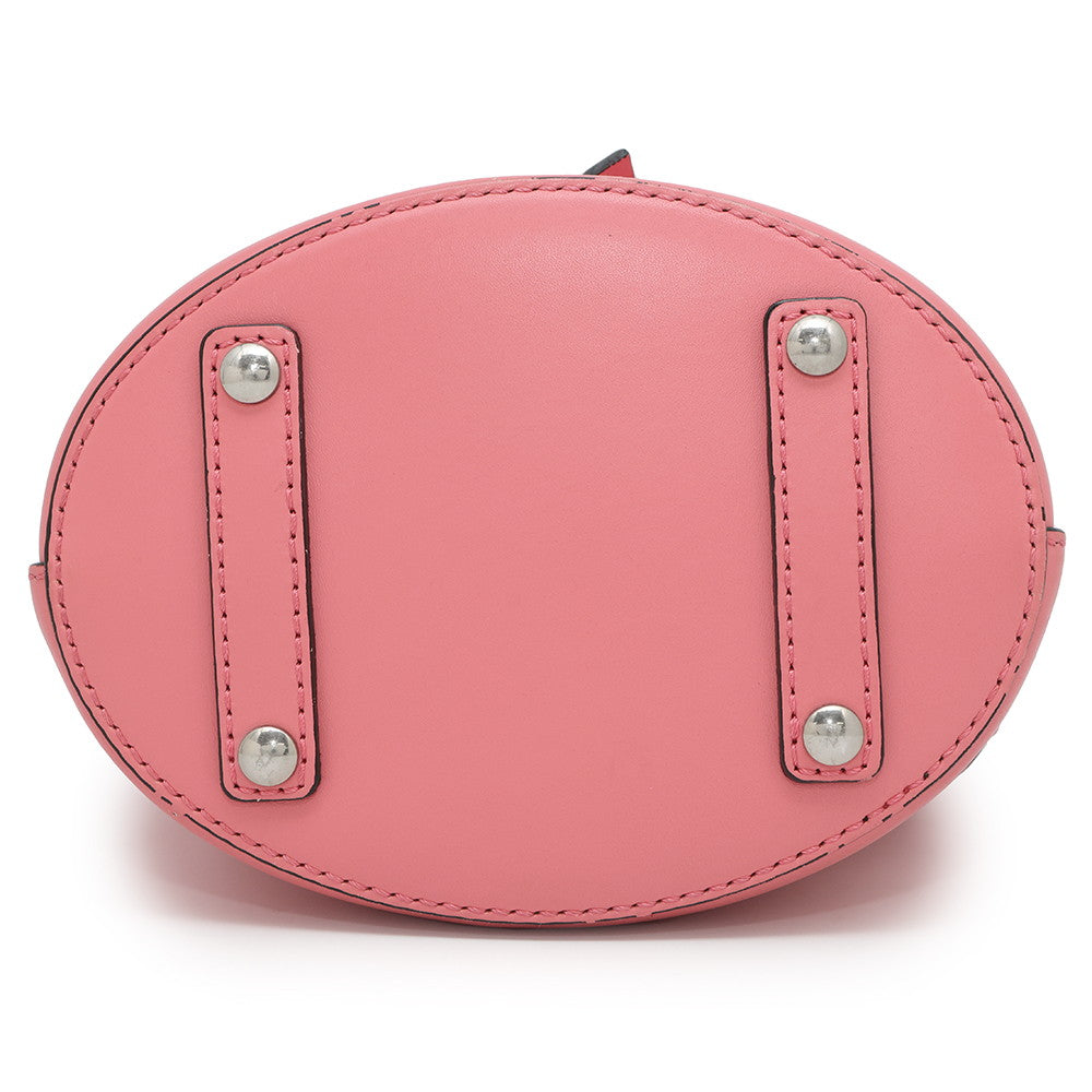 Burberry One Shoulder Bag Pink4075872 Leather Bucket