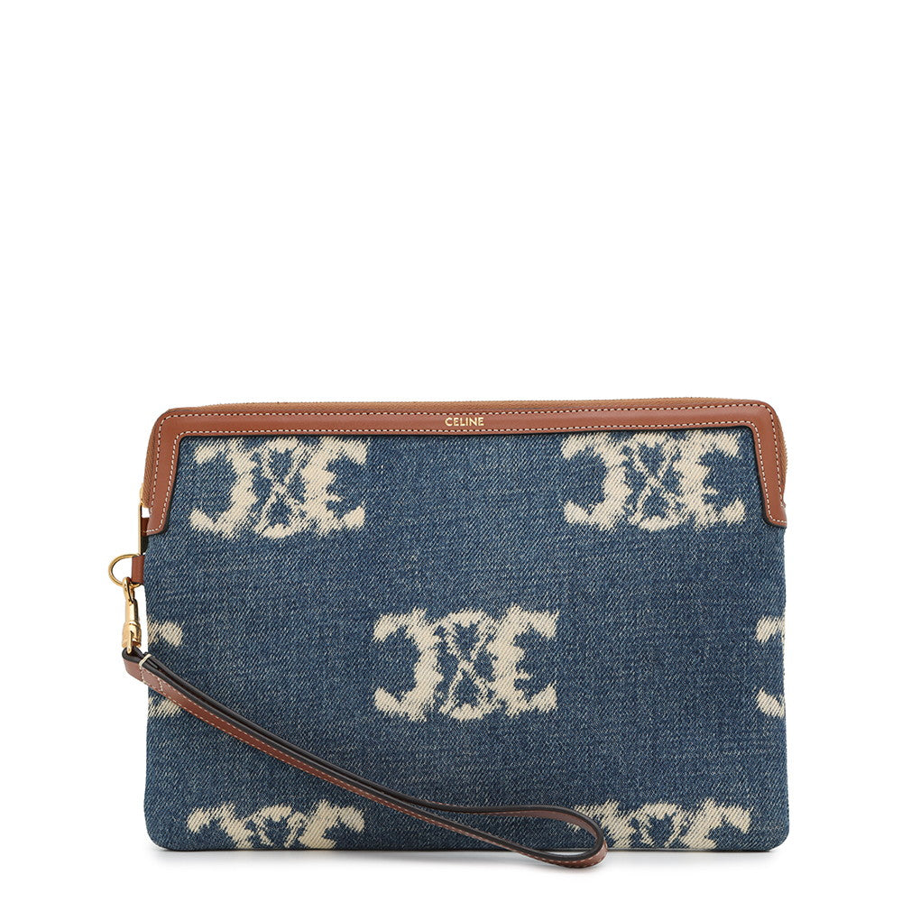 With Strapsmallpouch J Handbag Denim Brown Travel Bag