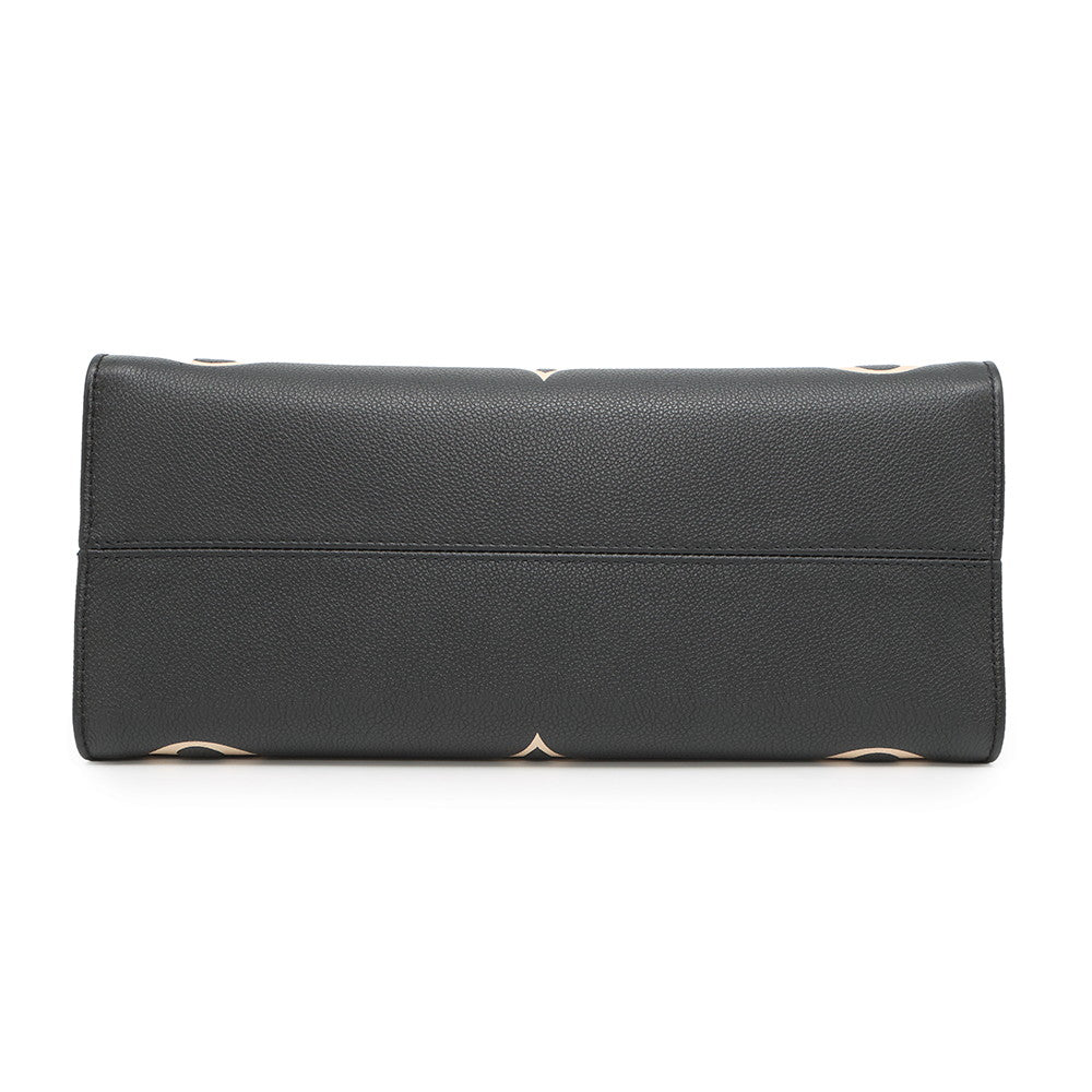 Louis Vuitton Onthego BeigeM45495 Bicolor Monogram Empreinte Leather Noir Handbag
