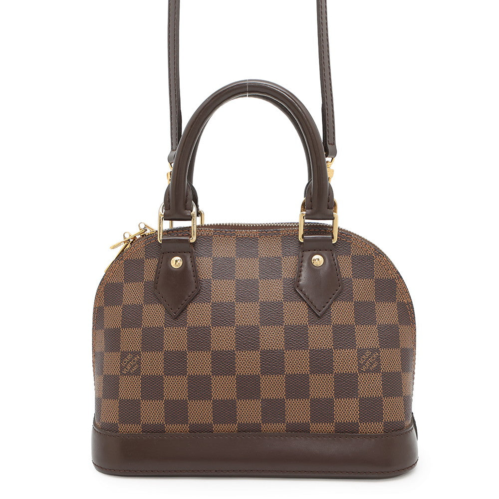 Louis Vuitton Alma RedN41221 Ebene Damier Canvas Handbag 2