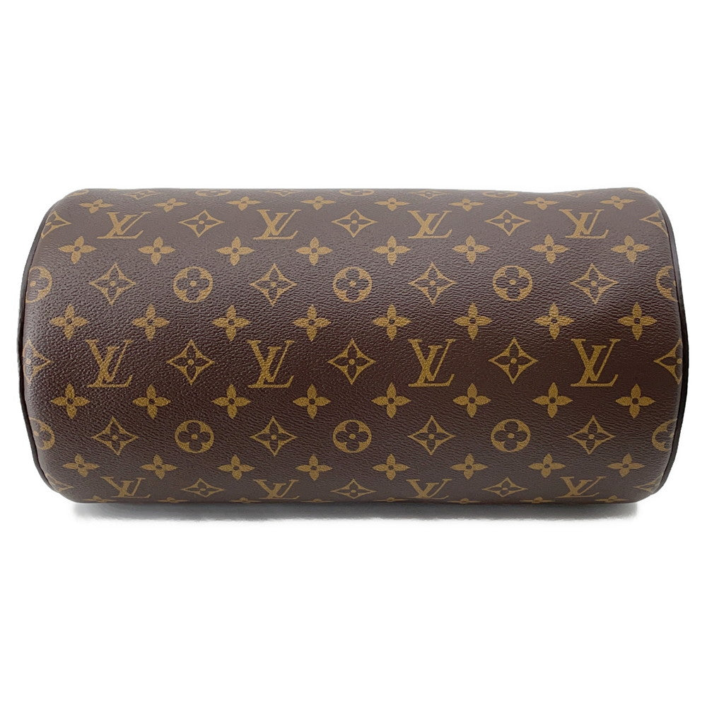 Louis Vuitton Soft Polochon NoirM46691 Macassar Monogram Canvas Handbag