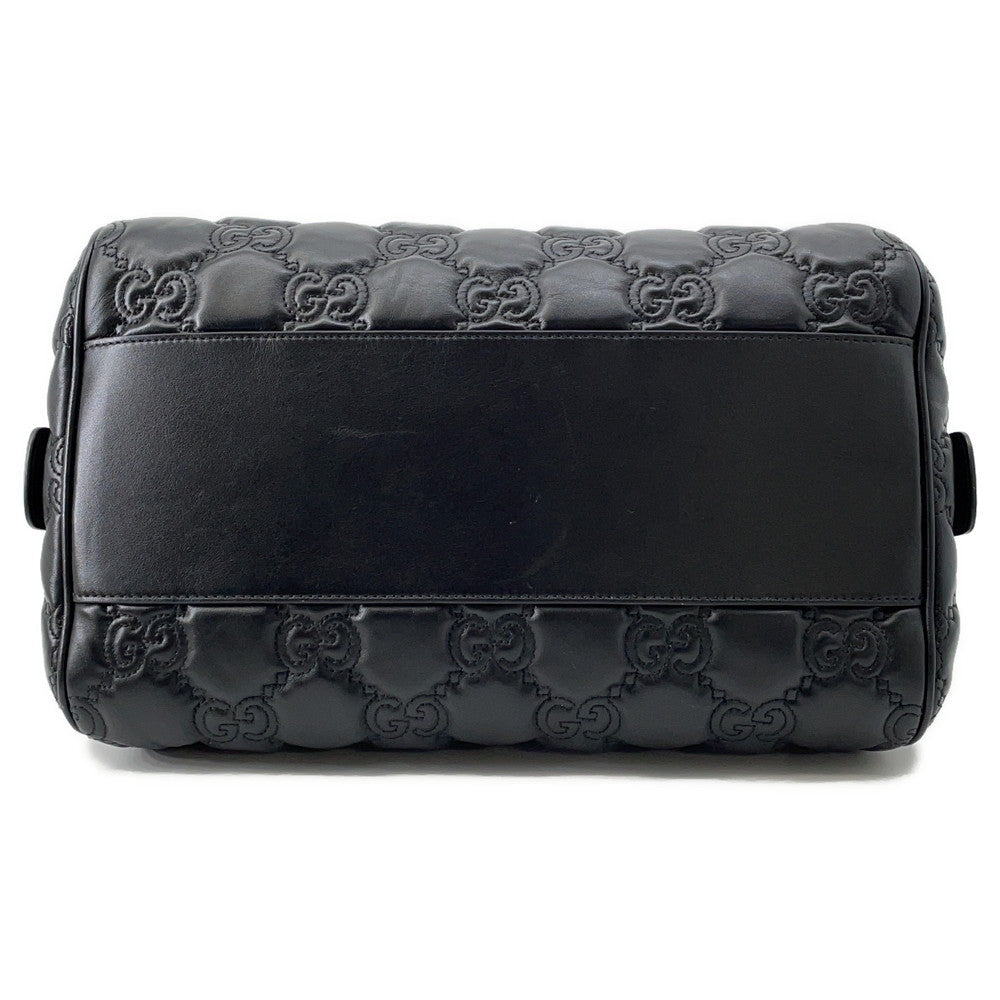 Gucci GGMatelasse 2wayTravel Black702242 Leather Travel Bag