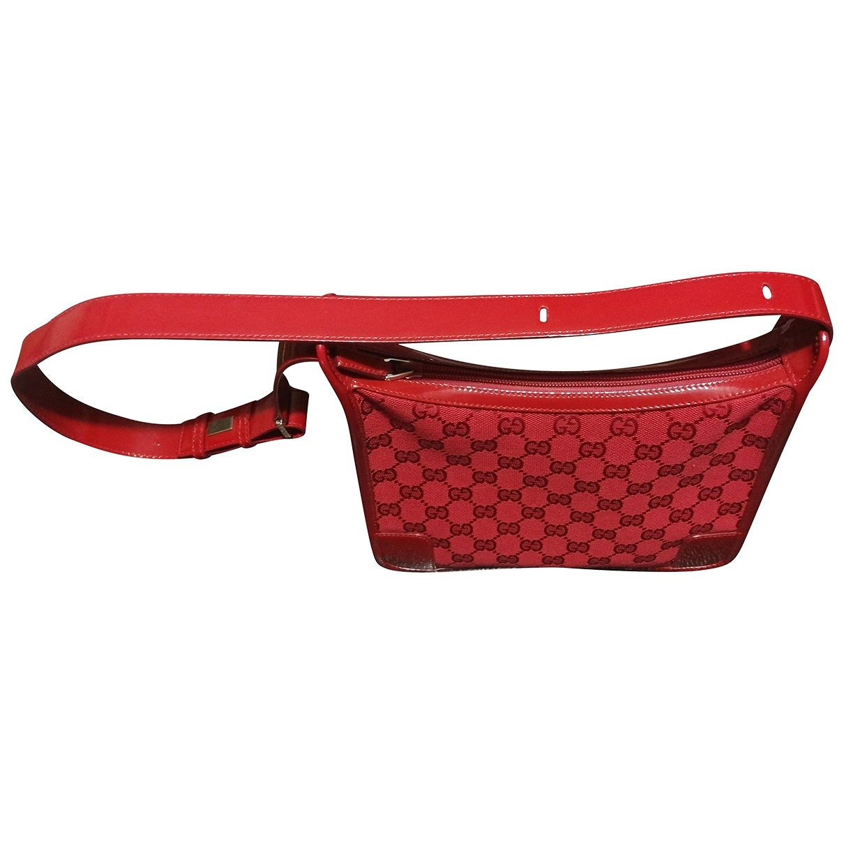 Gucci red cloth handbag