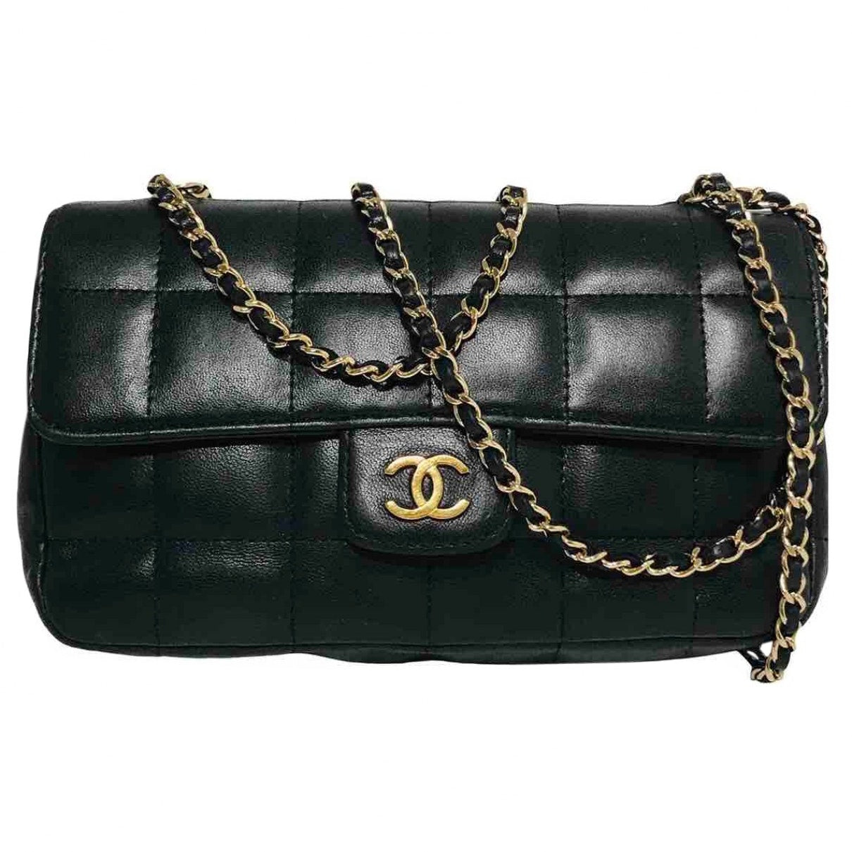 Chanel Timeless/classique Black Leather Handbag