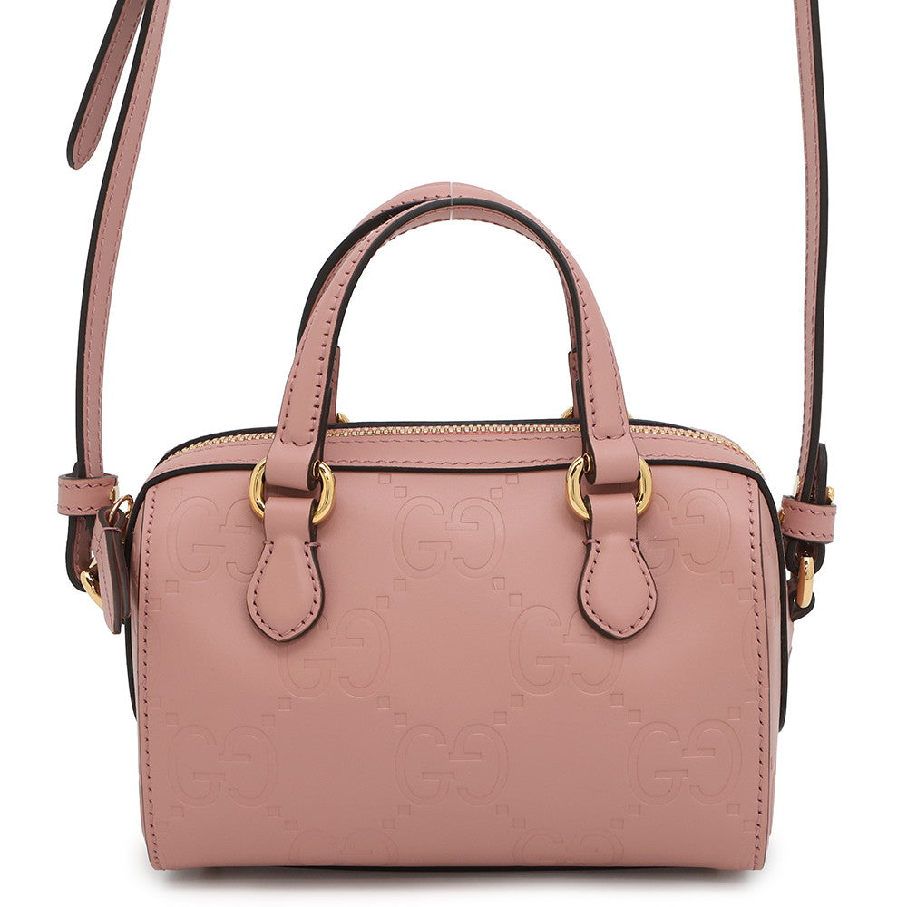 Gucci Super 2Way Handbag Pink790130 Leather Travel Bag