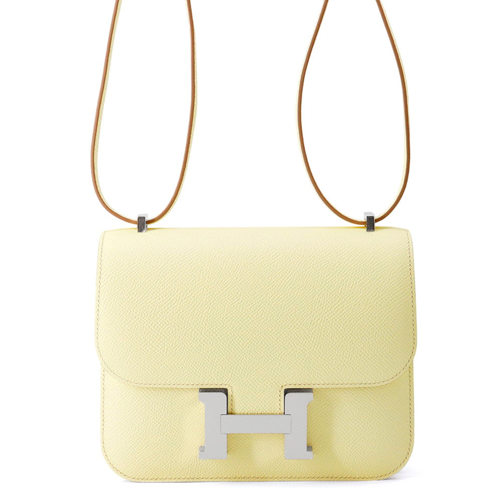Constance Miroir Jaune Milton Epsom Size Handbag Mini Travel Bag