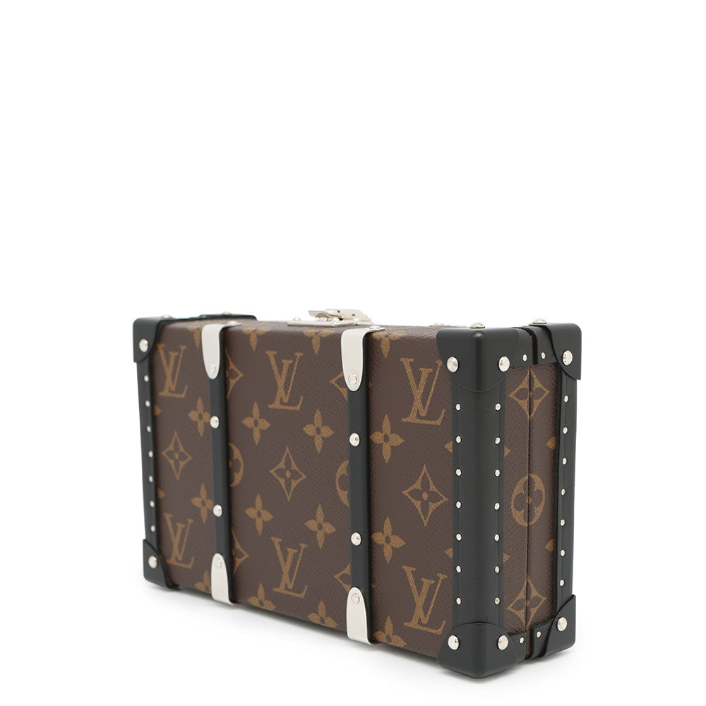 Louis Vuitton trunk NoirM20250 Macassar Monogram Canvas Wallet Case