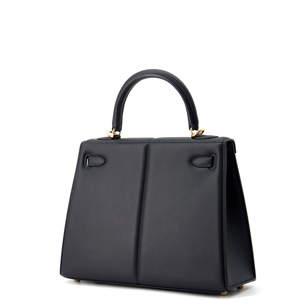 Kelly Padded Caban Swift Size Handbag Leather Travel Bag