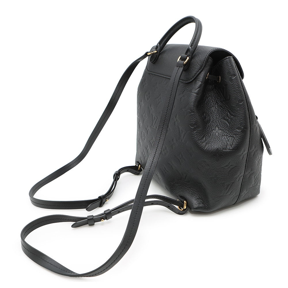 Louis Vuitton Montsouris NoirM45205 Monogram Empreinte Leather Handbag