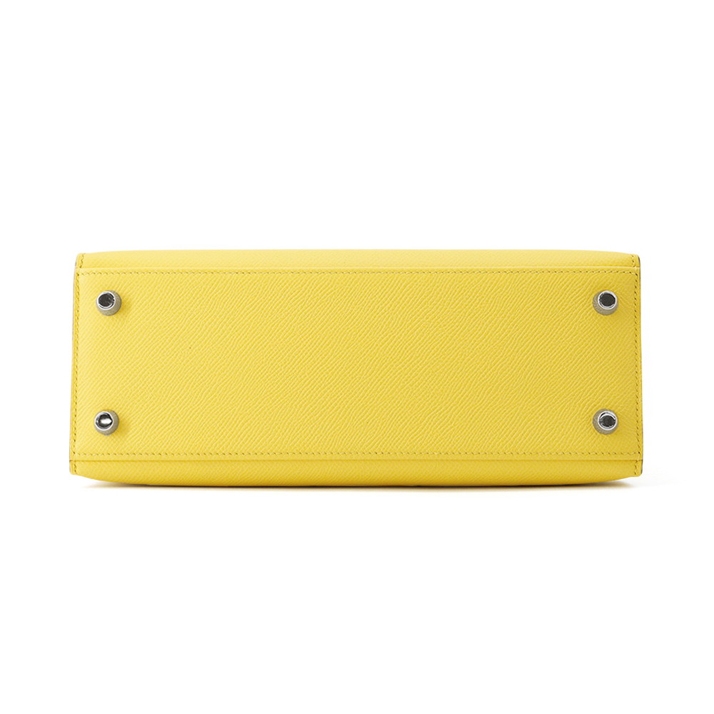 Kelly Outside Jaune De Naples Epsom Size Travel Bag