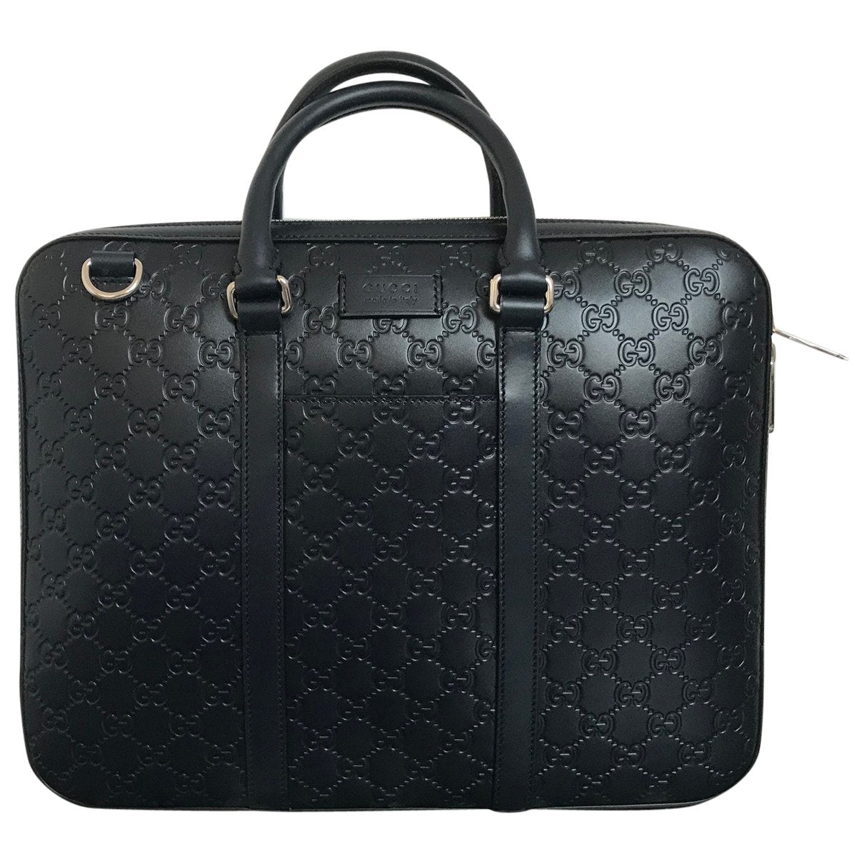 Gucci navy leather bag