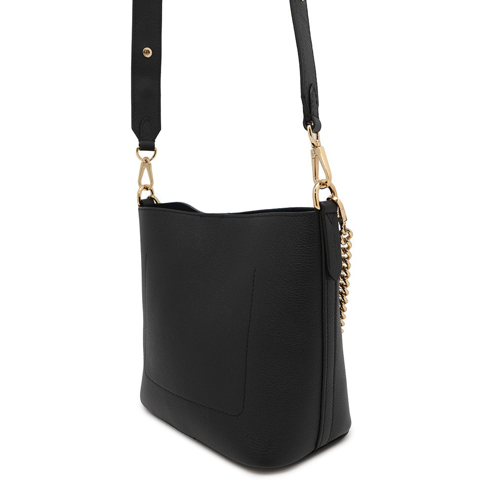Louis Vuitton Padlock & Walk BlackM24006 Grained Leather Calf Handbag