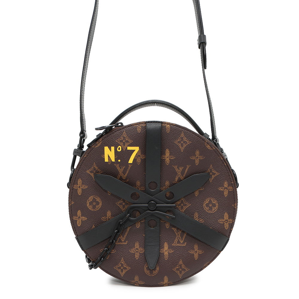 Louis Vuitton wheel box NoirM59706 Monogram Handbag