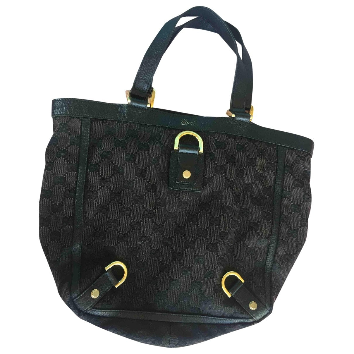 Gucci black cloth handbag