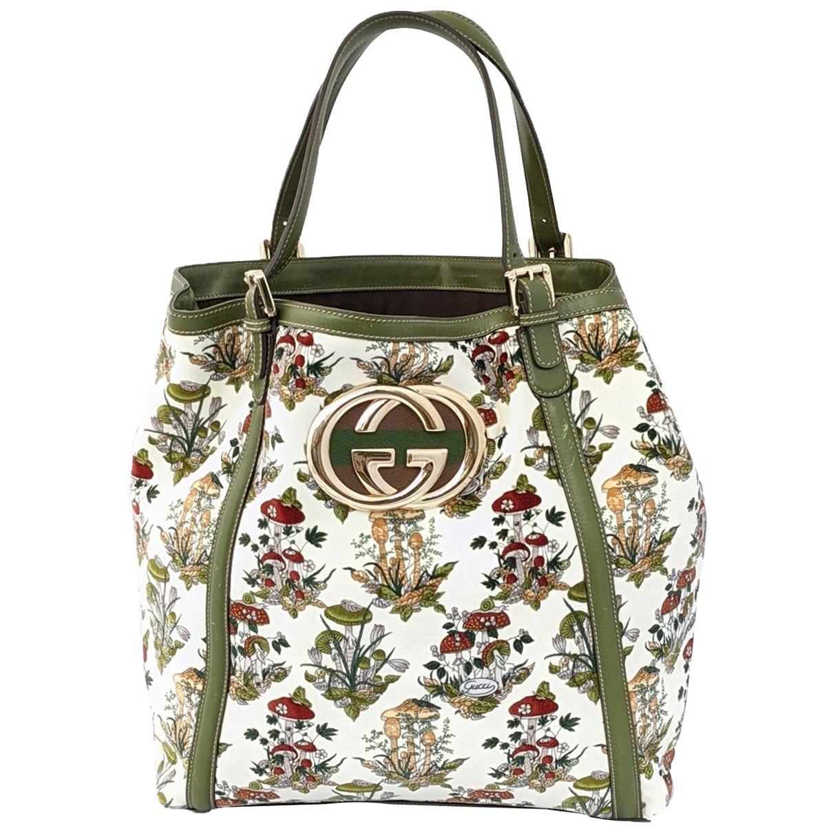 Gucci green velvet handbag