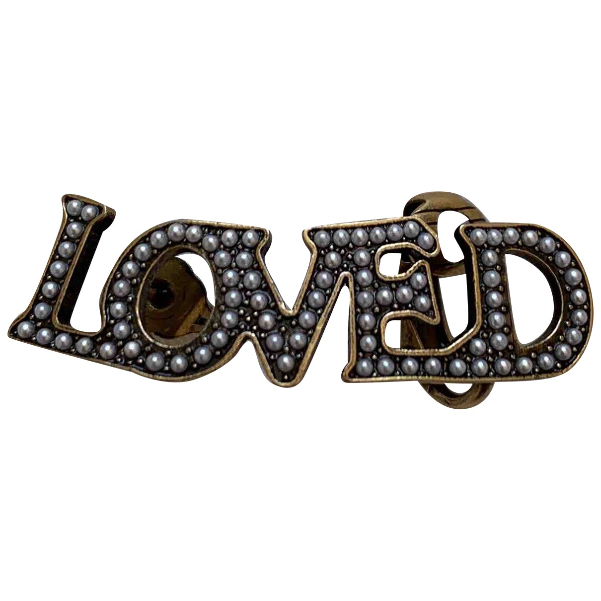 Gucci gold metal earrings