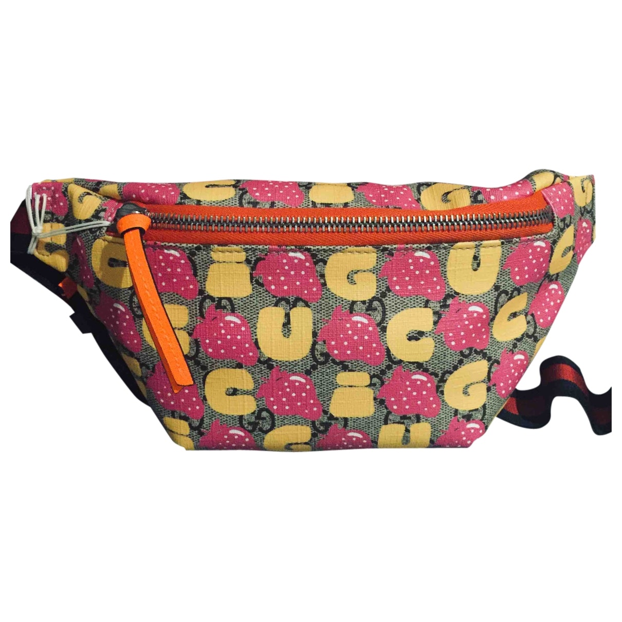 Gucci multicolour leather bag & pencil cases