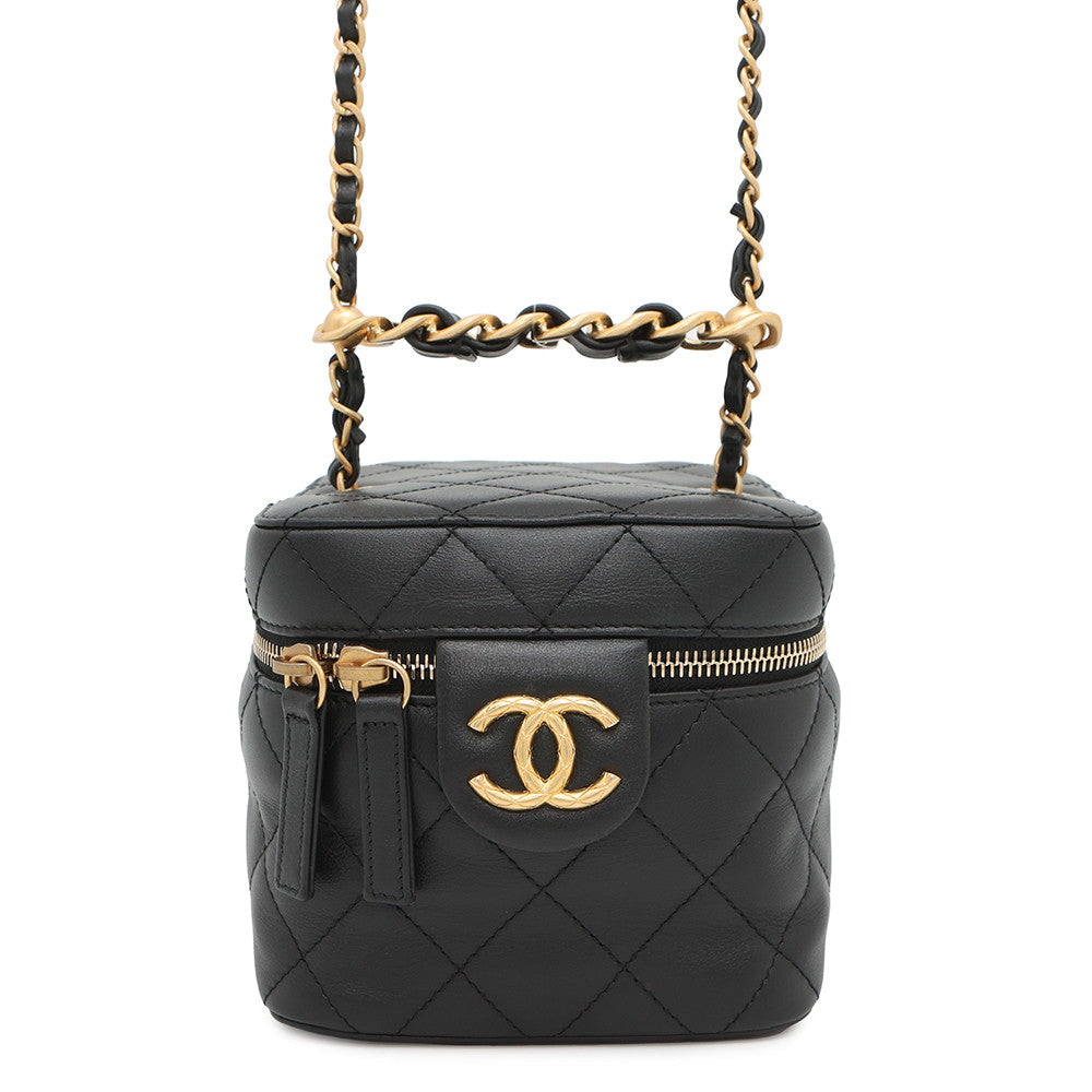 Chanel Vanity BlackAS3228 Lambskin Small Shoulder Bag