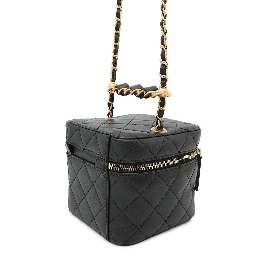 Chanel Vanity BlackAS3228 Lambskin Small Shoulder Bag