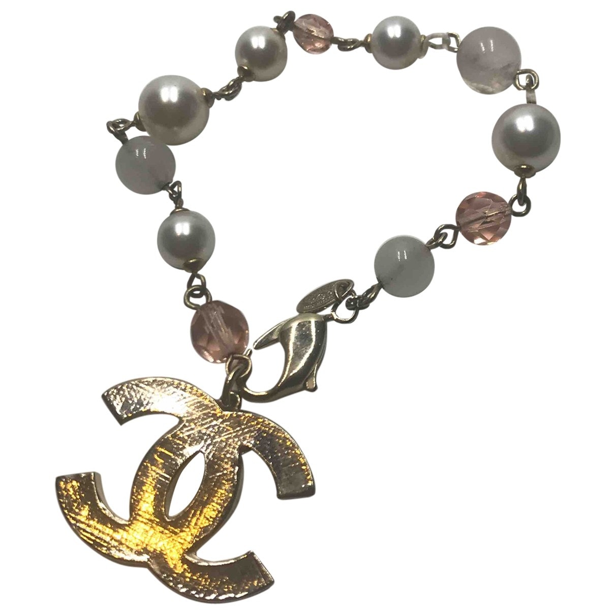 Chanel CC Silver Metal Bracelets