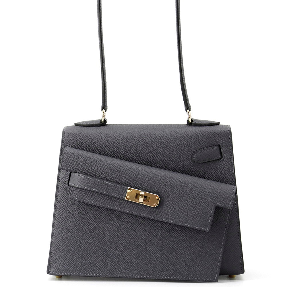 Kelly Disorder Ardoise Epsom Size Handbag Travel Bag