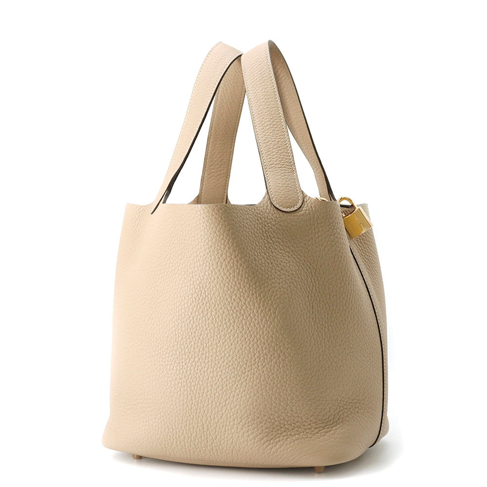 Picotin Padlock Trench Taurillon Clemence Size Mm Travel Bag