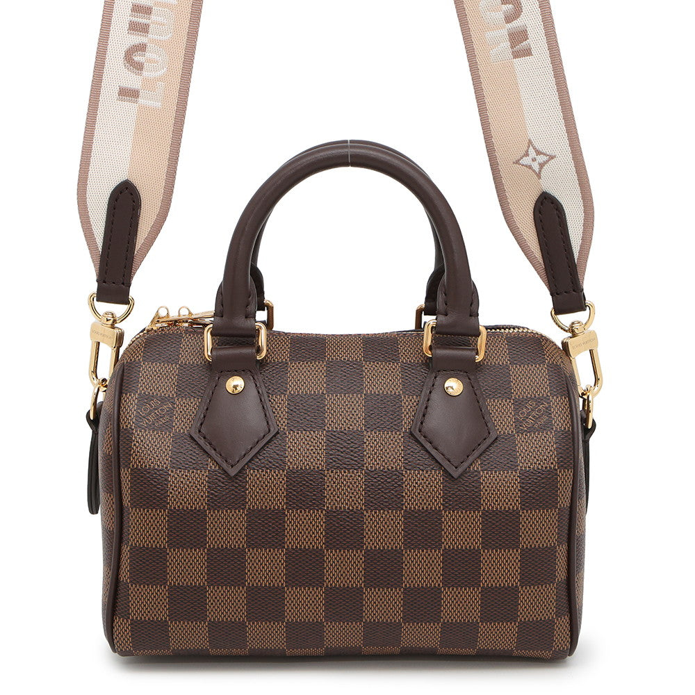 Louis Vuitton Speedy Bandouliere RedN40489 Ebene Canvas Damier Handbag